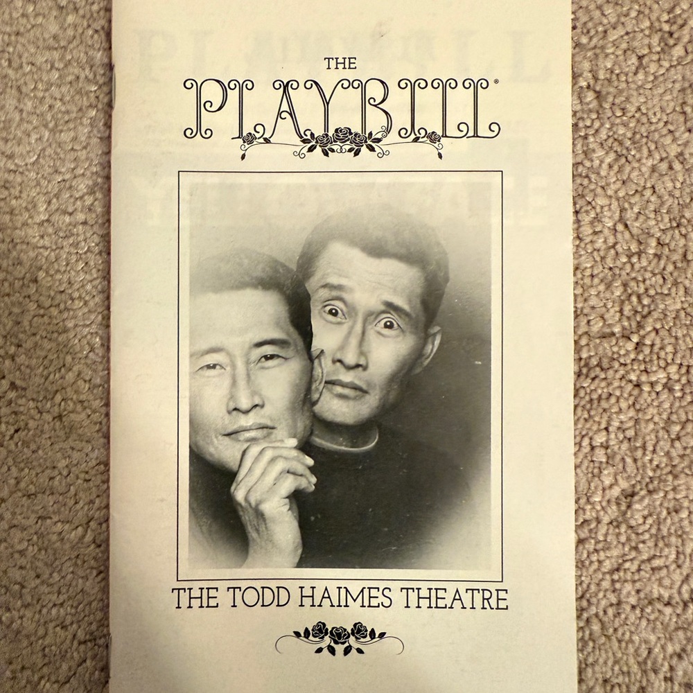 Limited Edition Legacy “Yellow Face” Broadway Playbill Original- Original Cast